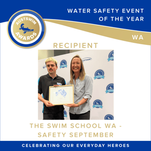 AUSTSWIM Water Safety Event of the Year - The Swim School WA - Safety September